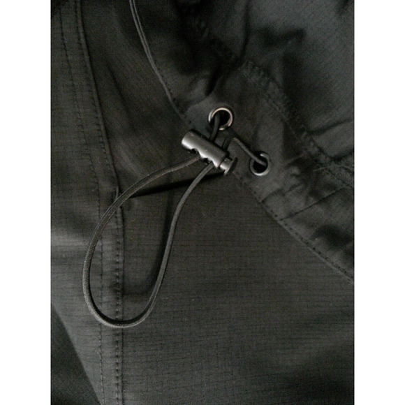 Xersion Black Hooded Cropped QuickDry Jacket/Windbreaker Womens-Large NWT-RTL$54 - Picture 4 of 9